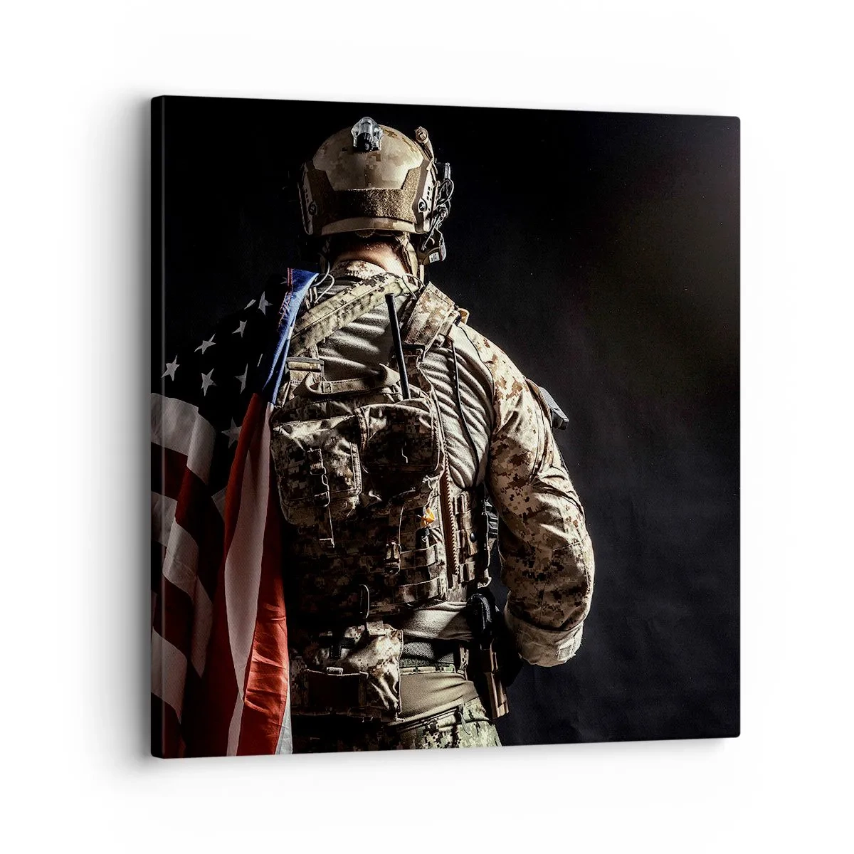 Cuadro sobre lienzo - Impresión de Imagen - Por eso lucho - 30x30 cm