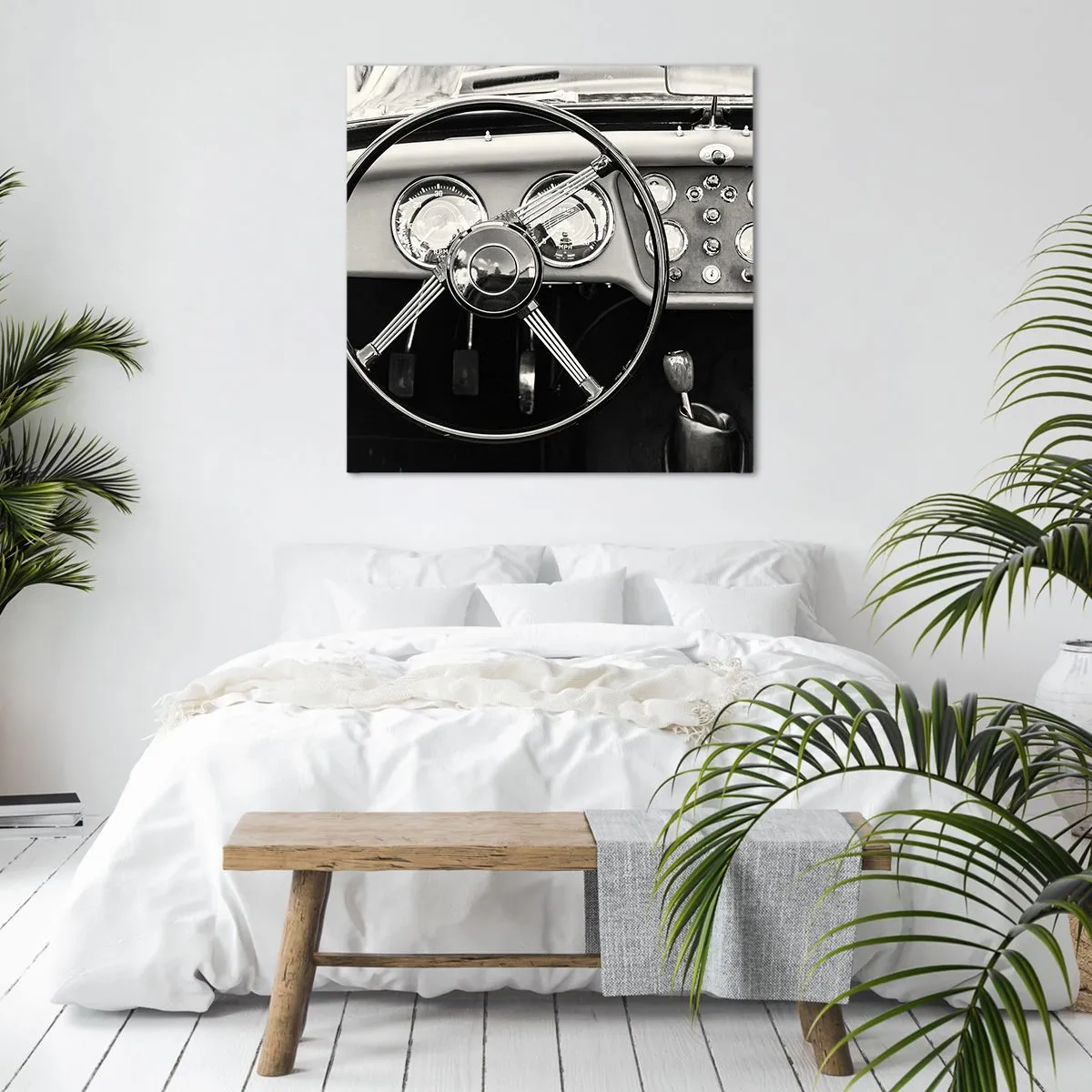 Cuadro sobre lienzo - Impresión de Imagen - El sueño de un coleccionista - 30x30 cm