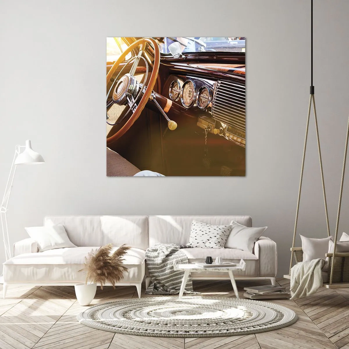 Cuadro sobre lienzo - Impresión de Imagen - Un soplo de lujo del pasado - 30x30 cm