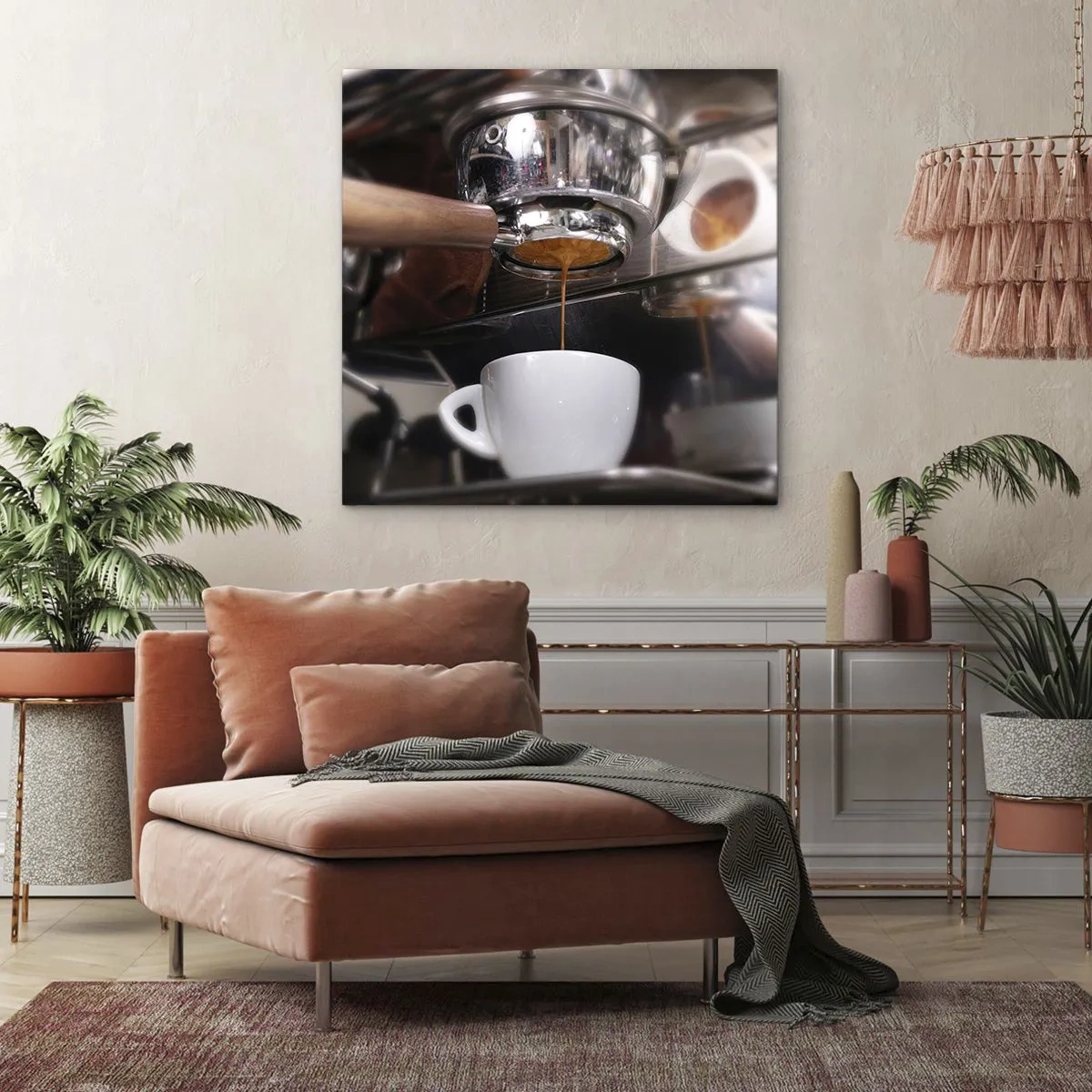 Cuadro sobre lienzo - Impresión de Imagen - El mejor momento del día - 30x30 cm