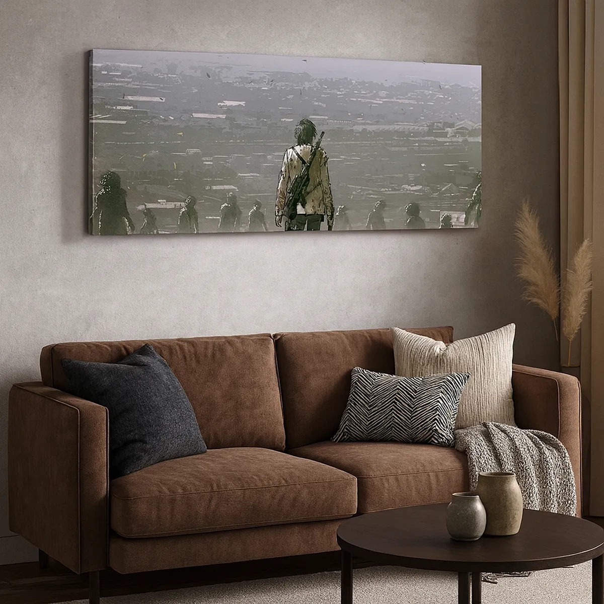 Cuadro sobre lienzo - Impresión de Imagen - Soy leyenda - 30x30 cm