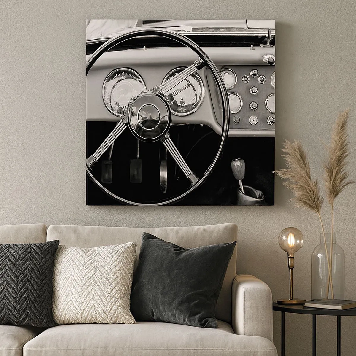 Cuadro sobre lienzo - Impresión de Imagen - El sueño de un coleccionista - 30x30 cm