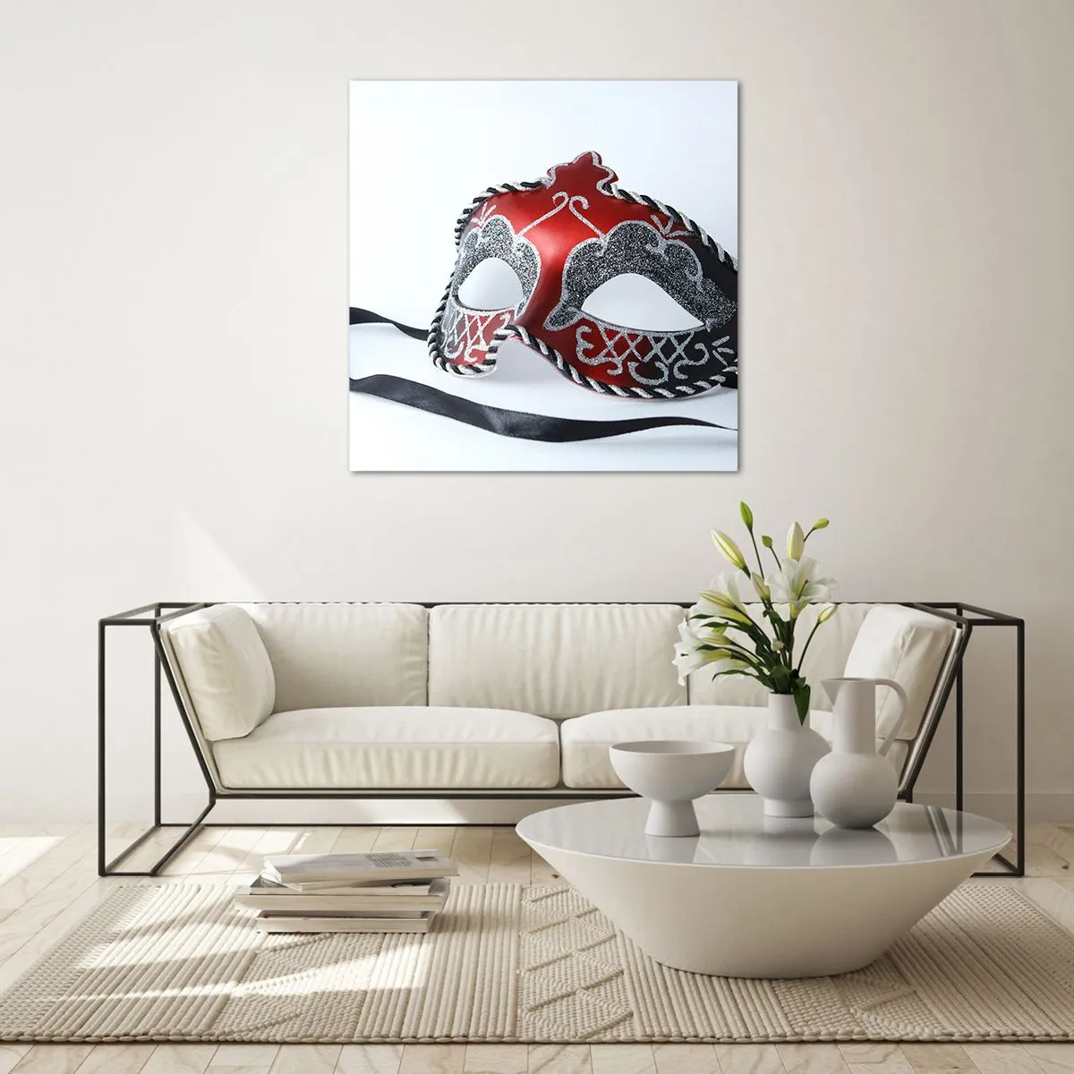 Cuadro sobre vidrio - Impresiones sobre Vidrio - Invitación al baile - 30x30 cm