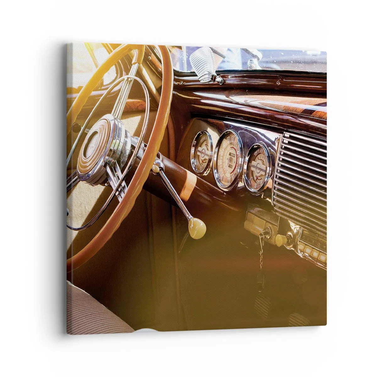 Cuadro sobre lienzo - Impresión de Imagen - Un soplo de lujo del pasado - 30x30 cm