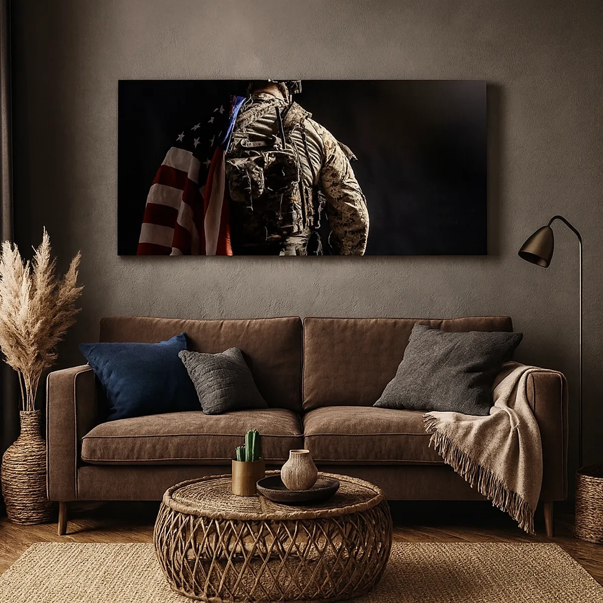 Cuadro sobre lienzo - Impresión de Imagen - Por eso lucho - 30x30 cm